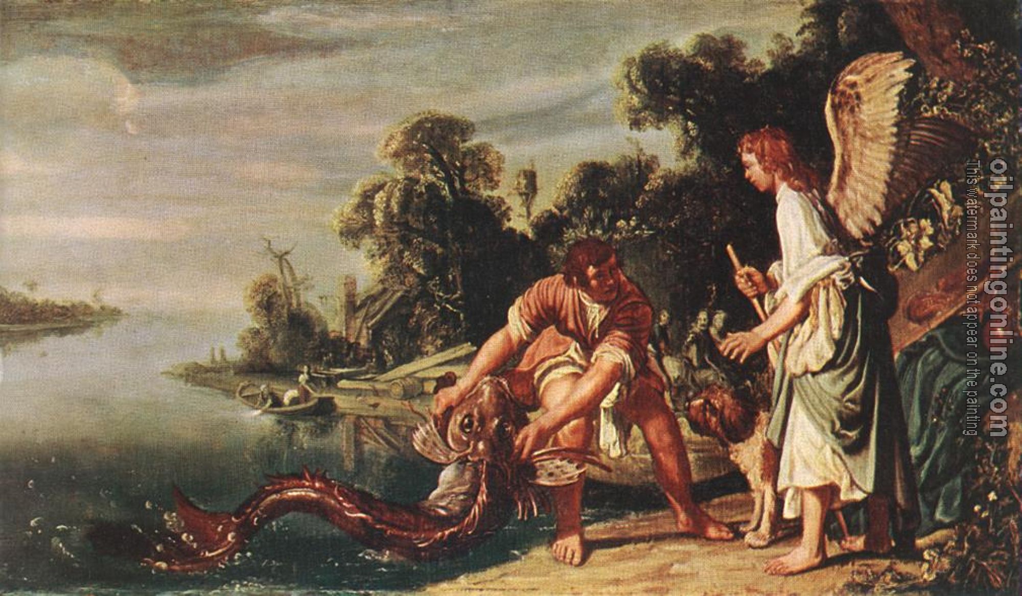 Lastman, Pieter - The Angel and Tobias with the Fish